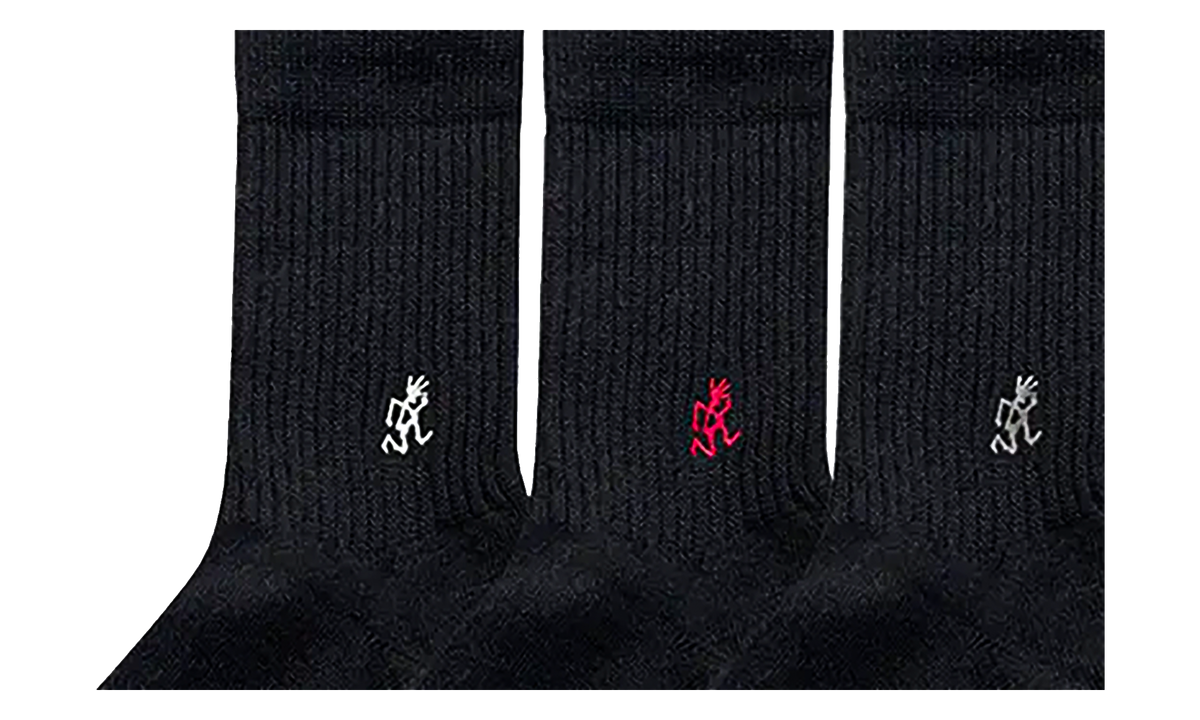 Basic Crew Socks - 3 Pack "Black" SX M04 BLK