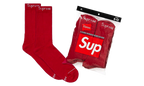 Hanes Socks (4) "Red" SU28603