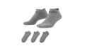 Everyday Plus Cushioned Training No-show Socks (3 Pairs) "Grey / Black" SX7673 064