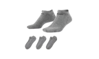 Everyday Plus Cushioned Training No-show Socks (3 Pairs) "Grey / Black" SX7673 064