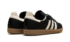 Samba OG WMNS "Basketweave Black Cream White" HQ9282