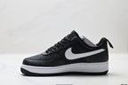 Nike Air Force 1 '07 LV8 Low-Top Sneakers – Black/White
