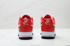 Nike Air Force 1 '07 LV8 Bear Graphic Low-Top Sneakers – Red/White