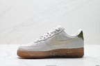 Nike Air Force 1 '07 LV8 Utility Graphic Low-Top Sneakers – White/Beige/Gum