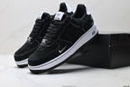 Nike Air Force 1 '07 LV8 Graphic Low-Top Sneakers – Black/White