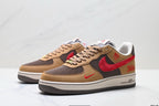Nike Air Force 1 '07 LV8 Lunar New Year Low-Top Sneakers – Brown/Red