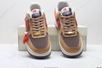 Nike Air Force 1 '07 LV8 Lunar New Year Low-Top Sneakers – Brown/Red