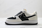 Nike Air Force 1 '07 LV8 Contrast Graphic Low-Top Sneakers – Black/White
