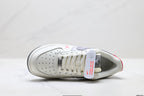 Nike Air Force 1 '07 LV8 Monogram Graphic Low-Top Sneakers – White/Grey/Red