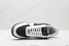 Nike Air Force 1 '07 LV8 Multi-Graphic Low-Top Sneakers – Black/Burgundy