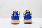 Nike Air Force 1 '07 LV8 Patent Low-Top Sneakers – Royal Blue/Yellow