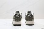 Nike Air Force 1 '07 LV8 Monogram Graphic Low-Top Sneakers – Olive/White