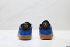 Gazelle Blue GG Monogram Low-Top Sneakers