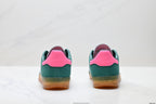 adidas Gazelle Green Pink Sneakers