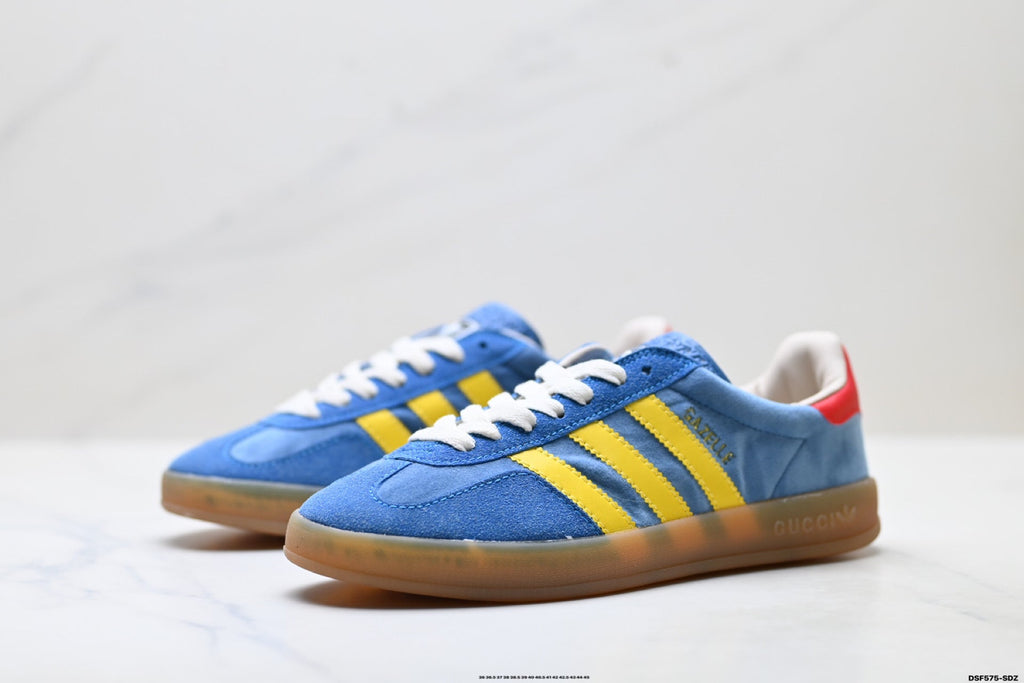 adidas  Gazelle Blue Yellow Sneakers
