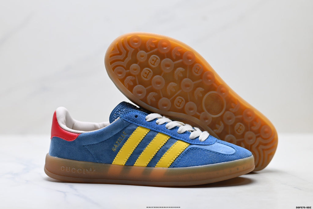 adidas  Gazelle Blue Yellow Sneakers