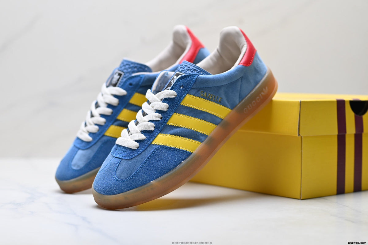 adidas  Gazelle Blue Yellow Sneakers