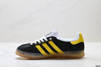 adidas Gazelle Black Yellow Sneakers