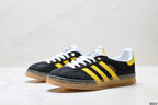 adidas Gazelle Black Yellow Sneakers