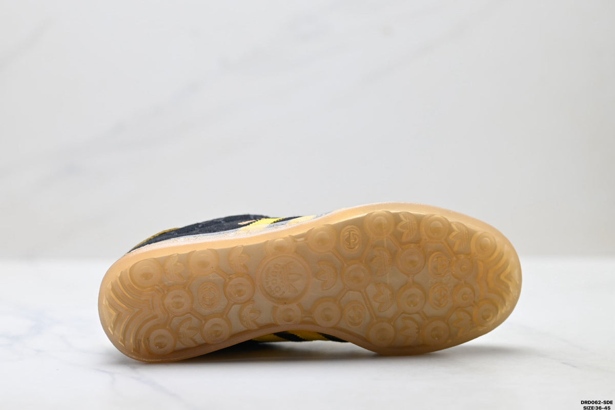 adidas Gazelle Black Yellow Sneakers