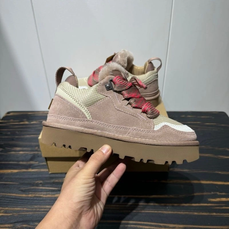 `Lowmel Suede Wool Lined Casual Sneakers Thick Bottom Winter Shoes`