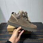 `Lowmel Suede Wool Lined Casual Sneakers Thick Bottom Winter Shoes`