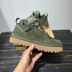 `Lowmel Suede Wool Lined Casual Sneakers Thick Bottom Winter Shoes`