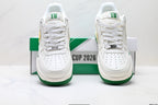 Nike Air Force 1 Low Brazil-Inspired | White Green Yellow Leather Sneakers