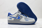 Nike Air Force 1 Low Blue & White Collection | Classic Leather Sneakers