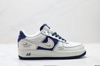 Nike Air Force 1 Low Blue & White Collection | Classic Leather Sneakers