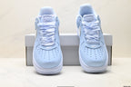 Nike Air Force 1 Low Baby Blue | Satin Lace Leather Sneakers