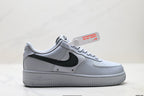 Nike Air Force 1 Low Monochrome | White Grey Textile Sneakers