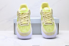 Nike Air Force 1 Low Lemon Yellow | Suede Leather Sneakers