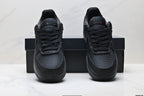 Nike Air Force 1 Low Triple Black | Jacquard Leather Sneakers