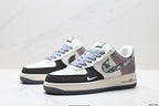Nike Air Force 1 Low Outdoor Graphic | Grey White Leather Sneakers
