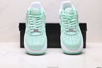 Nike Air Force 1 Low Mint Green | Snake Embossed Leather Sneakers