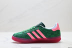 Adidas Originals Gazelle GG Monogram Green Pink Sneakers