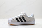 Adidas Originals Superstar Platform White Black Suede Sneakers