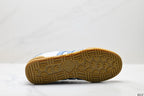 Adidas Jeans White Blue Gum Sole Sneakers – Classic Retro Lifestyle Shoes