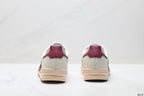 Adidas Jeans Off White Burgundy Sneakers – Classic Retro Lifestyle Shoes