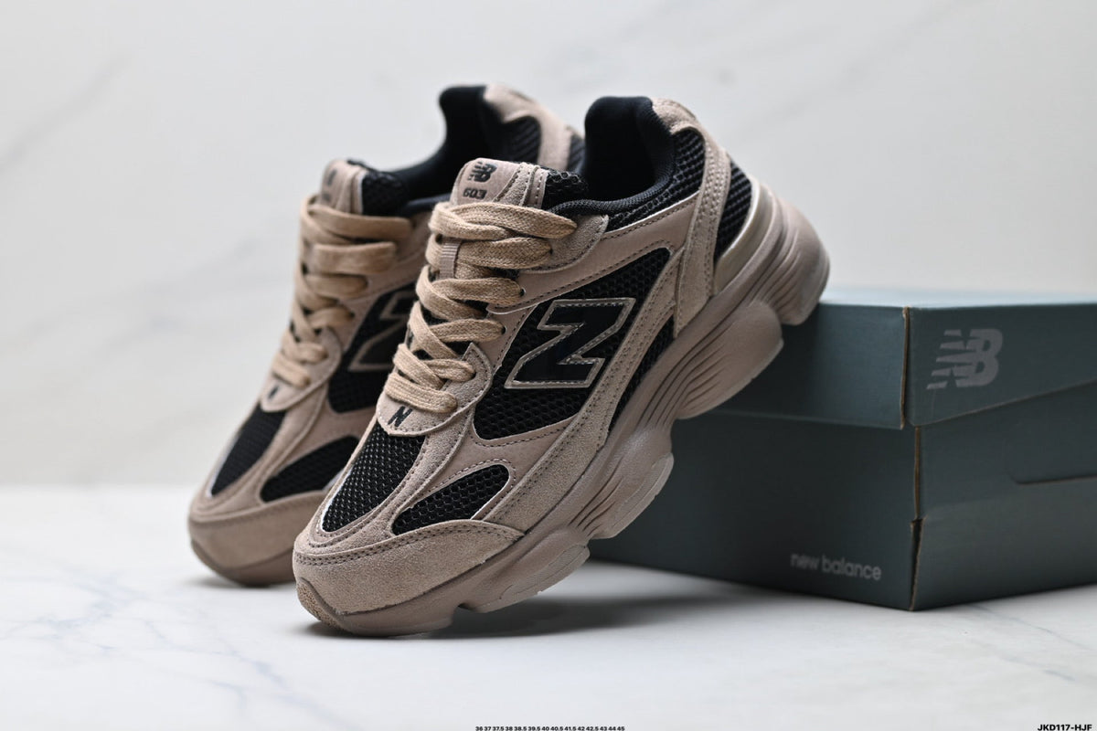 Retro Dad Sneakers - Beige