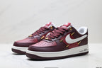 Nike Air Force 1 ’07 Burgundy Sneakers