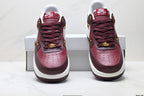 Nike Air Force 1 ’07 Burgundy Sneakers