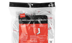 Hanes Crew Socks "(4 Pack) Heather Grey" SU488