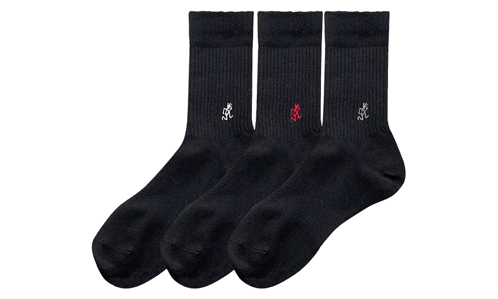 Basic Crew Socks - 3 Pack "Black" SX M04 BLK