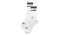 Striped Sport Socks "White / Green" CHRM1977