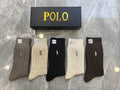 POLO Cable Knit Crew Socks, 5 Pairs Luxury Gift Box, Soft Warm Casual Socks