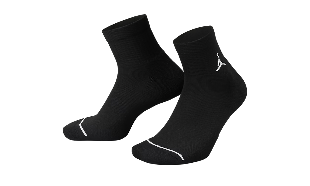 Jordan Everyday Ankle Socks "Black / White - (3-Pack)" DX9655 010