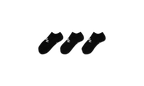 Everyday Essential No-Show Socks "Black - (3 Pairs)" DX5075 010