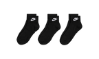 Everyday Essential Ankle Socks (3 Pairs) "White / Black" DX5074 010